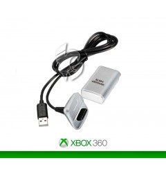 Xbox 360 Play & Charge kit + аккумулятор (Белый)